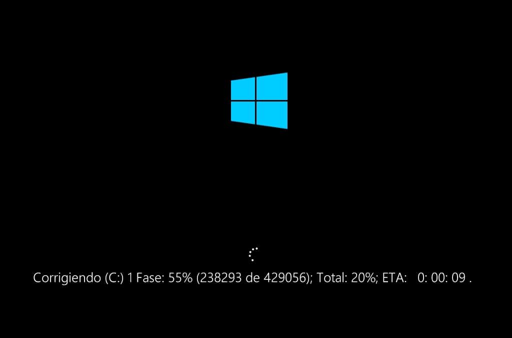 Qué hacer cuando CHKDSK queda atascado en un porcentaje 2 chkdsk 2