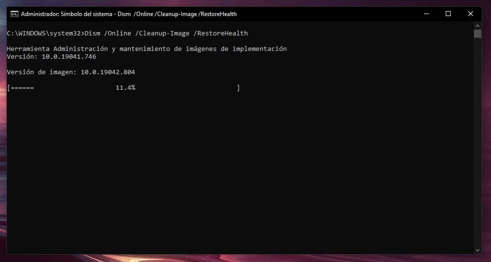 Qué hacer cuando CHKDSK queda atascado en un porcentaje 5 dism 5