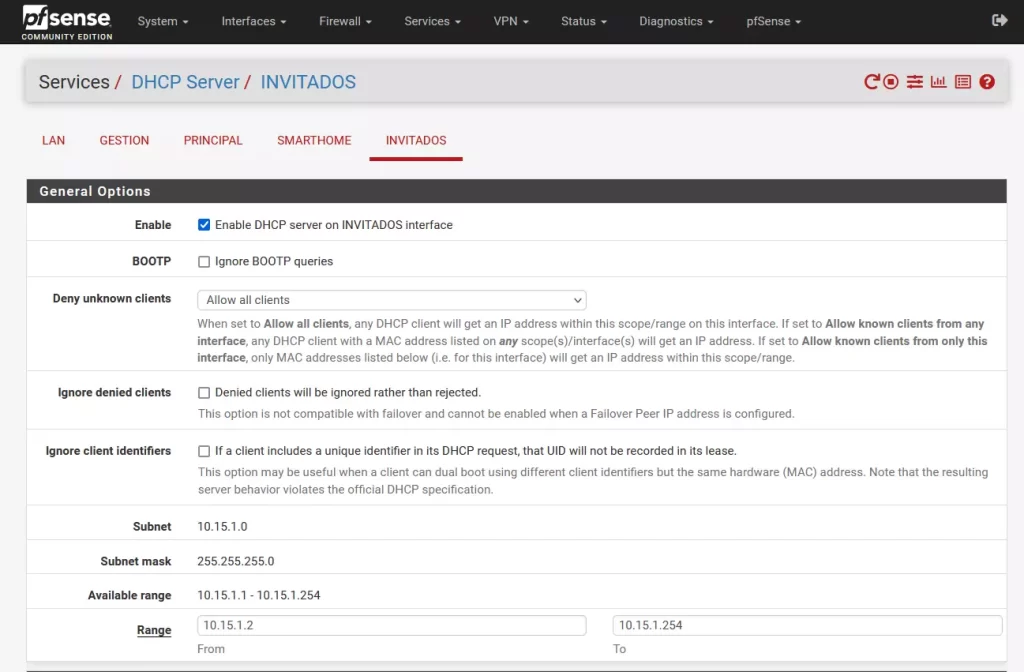 Protocolo DHCP ejemplos 1