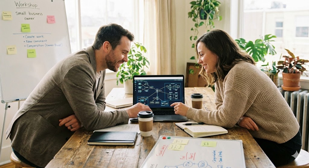 Asesoría de TI entre Lanet Systems y un dueño de PYME.